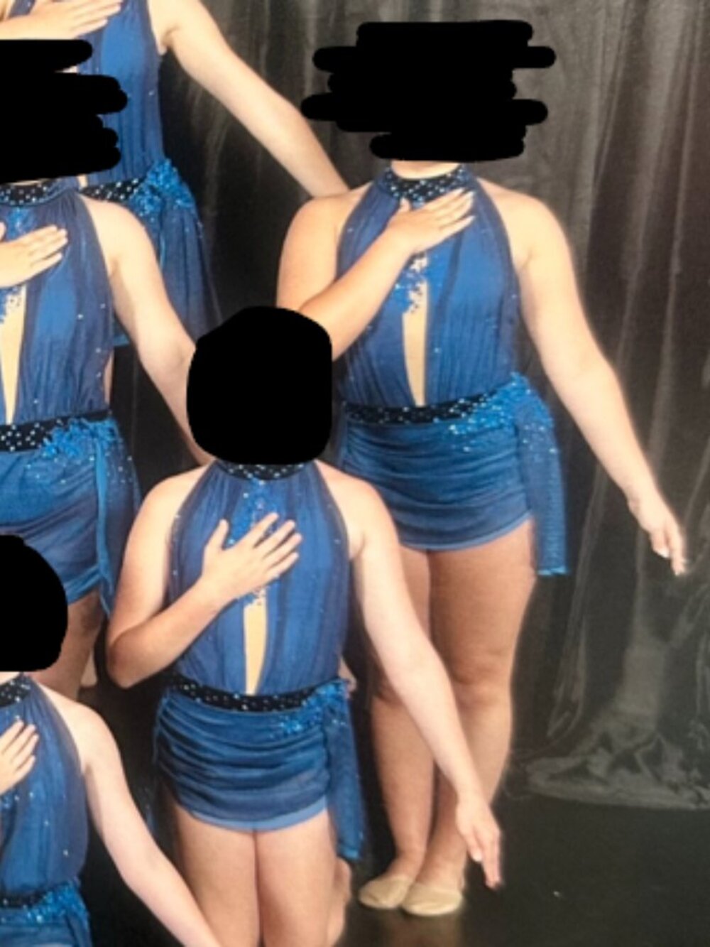 Elegant Blue Lyrical Costume with Lace Details - SMALL ADULT - Picture 7 of 7